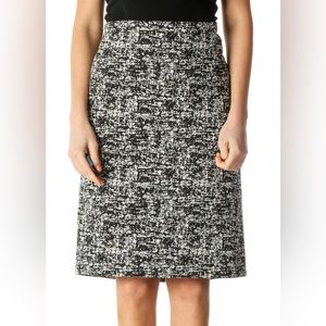 NWT Philosophy black and white tweed pencil skirt